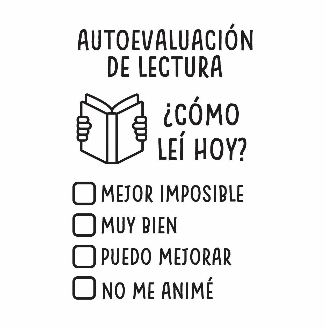 sellos-informativos-xl Español Reporte de lectura